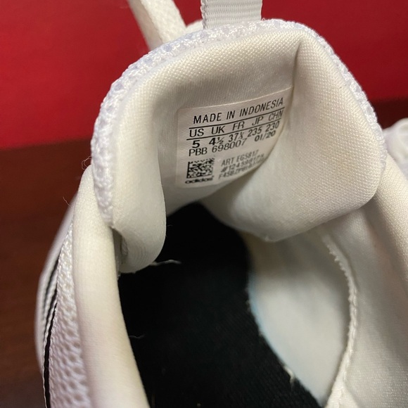 Adidas Womens Lite Racer Cloudfoam Running Shoe White Size 5 - Picture 7 of 8